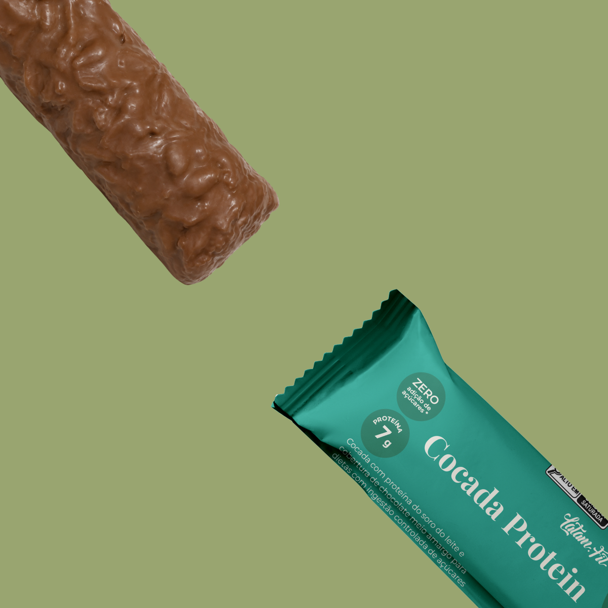 Cocada com Chocolate + Proteína 80g