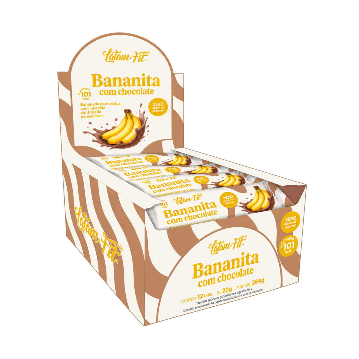 Bananita - Bananinha + Chocolate Zero Açúcar - 300g