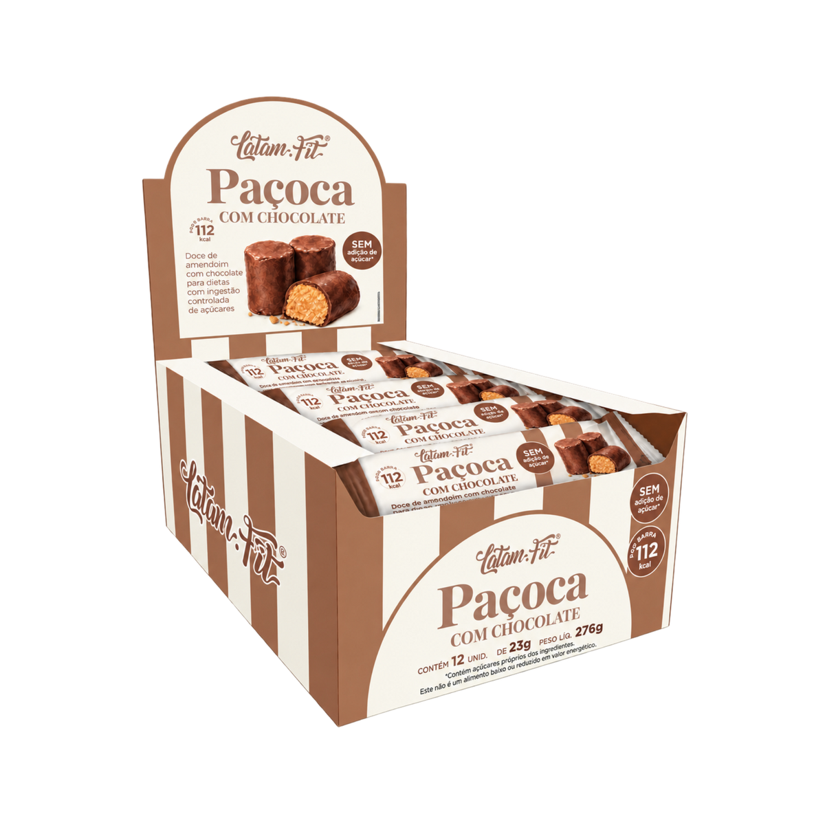 Paçoca com Chocolate - Zero Açúcar - 276g
