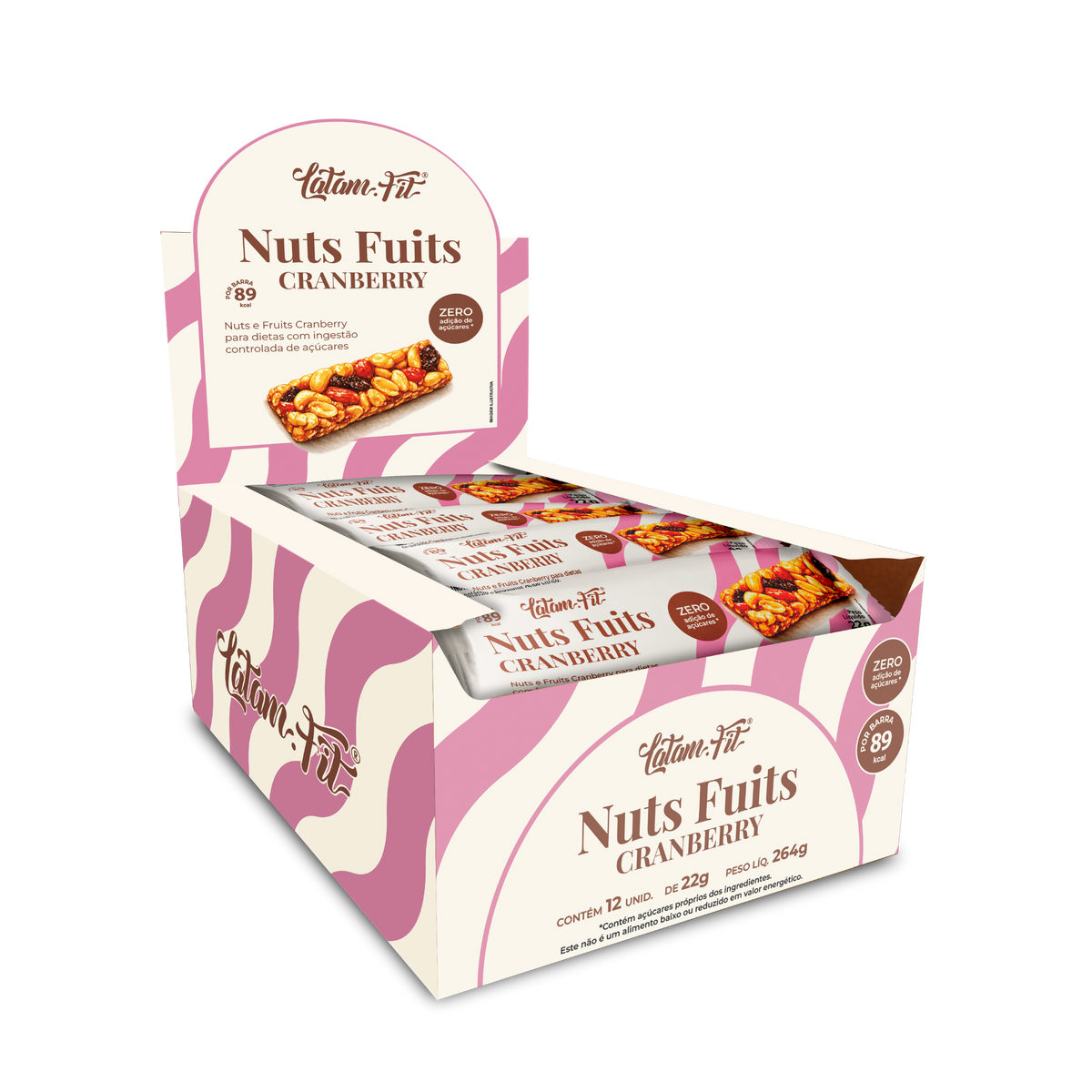Nuts & Fruits Cranberry - Zero Açúcar - 300g