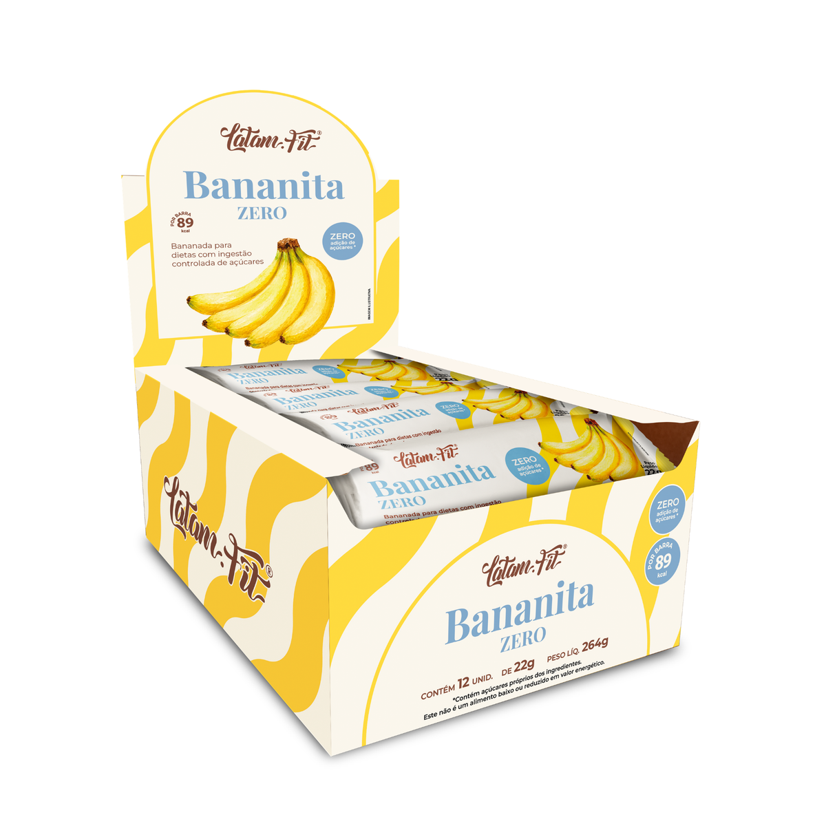 Bananita - Bananinha Cremosa Zero Açúcar 264g
