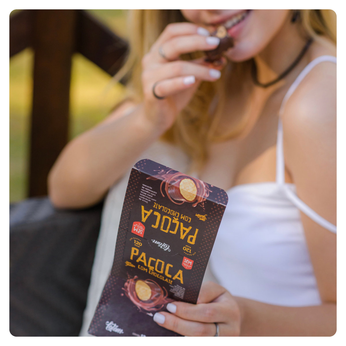 Paçoca com Chocolate - Zero Açúcar - 276g