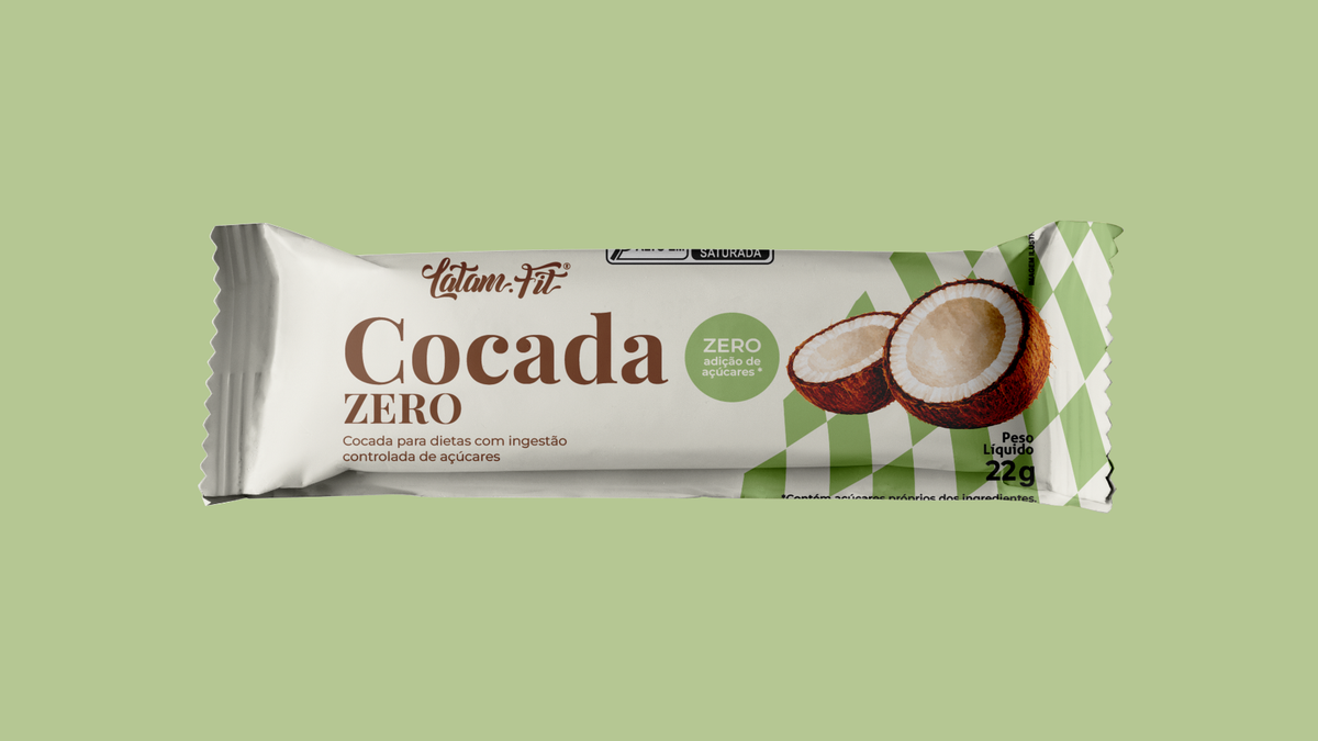 Combo Mix Zero Açúcar - Cocada zero, Goiabinha, Wafer Cookies & Cream e Banana Zero (35 unidades)