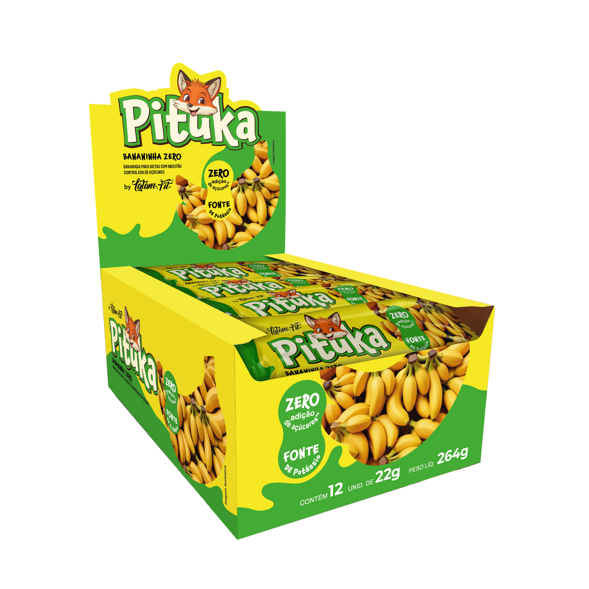 Pituka - Bananinha Cremosa Zero Açúcar 264g