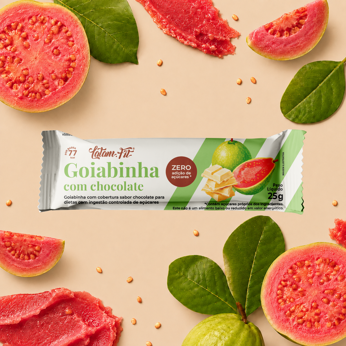 Goiabinha com Chocolate Branco - 300g