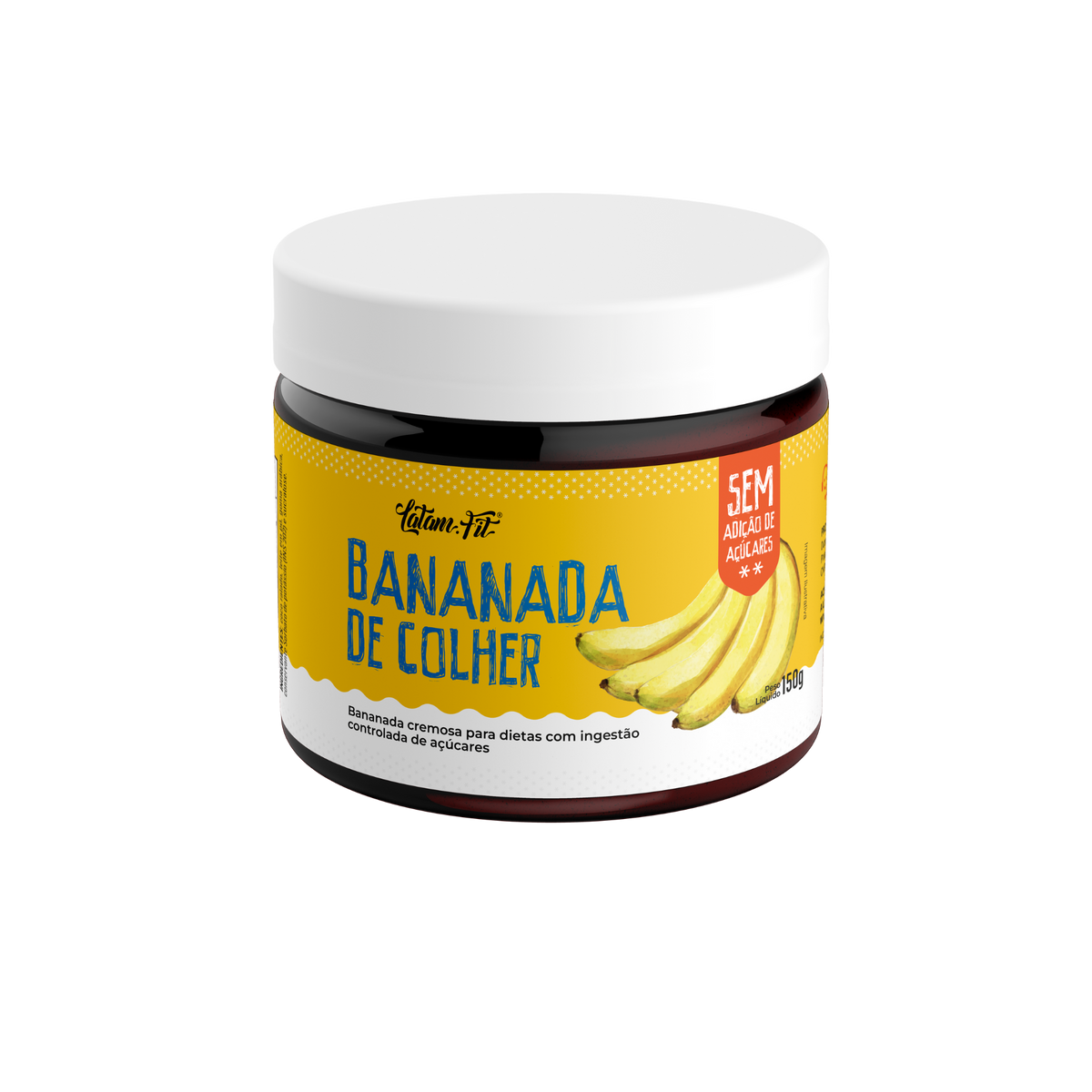 LATAM FIT BANANADA DE COLHER  ZERO AÇUCAR 150G
