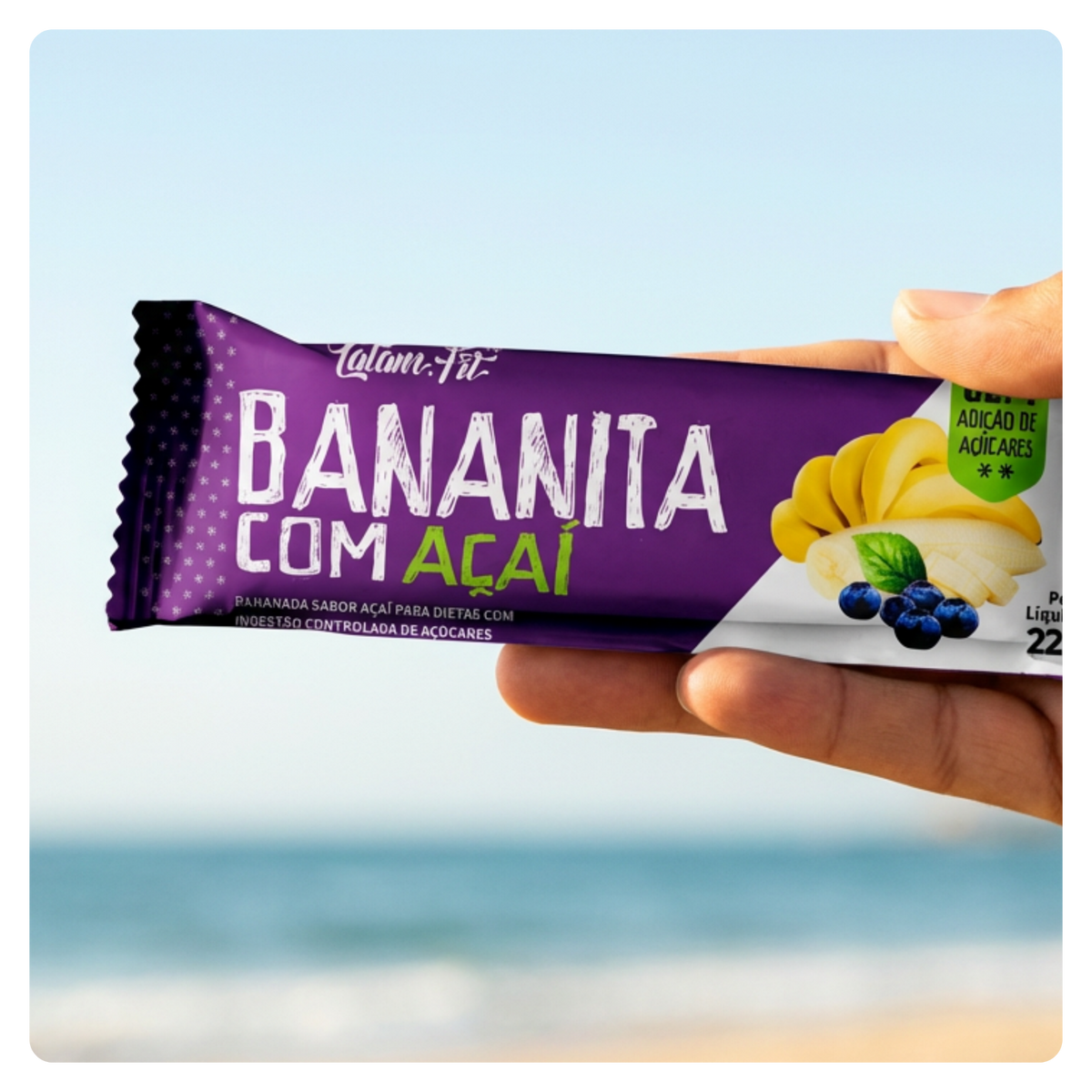 Bananita Cremosa com Açaí Zero Açúcar 264g