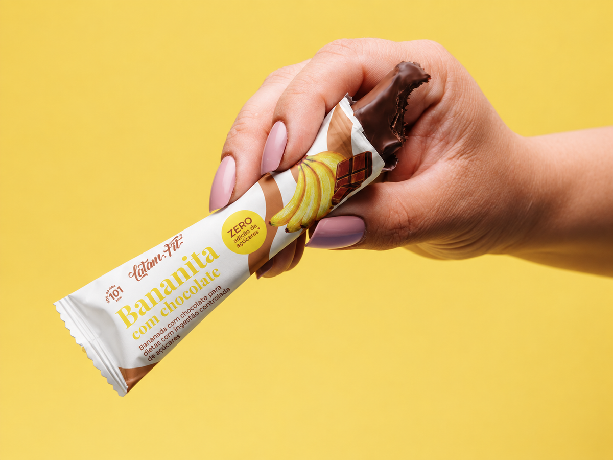 Bananita - Bananinha + Chocolate Zero Açúcar - 300g