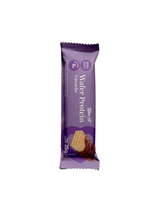 Wafer Ganache de Chocolate Branco coberto com chocolate 300g
