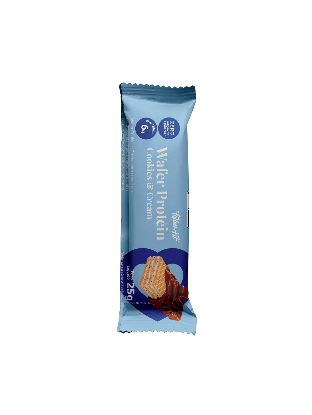 Wafer sabor Cookie & Cream coberto com Chocolate 300g
