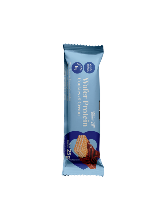 Wafer sabor Cookie & Cream coberto com Chocolate 300g