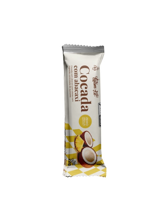 Cocada com Abacaxi Zero - 12 unidades de 22g