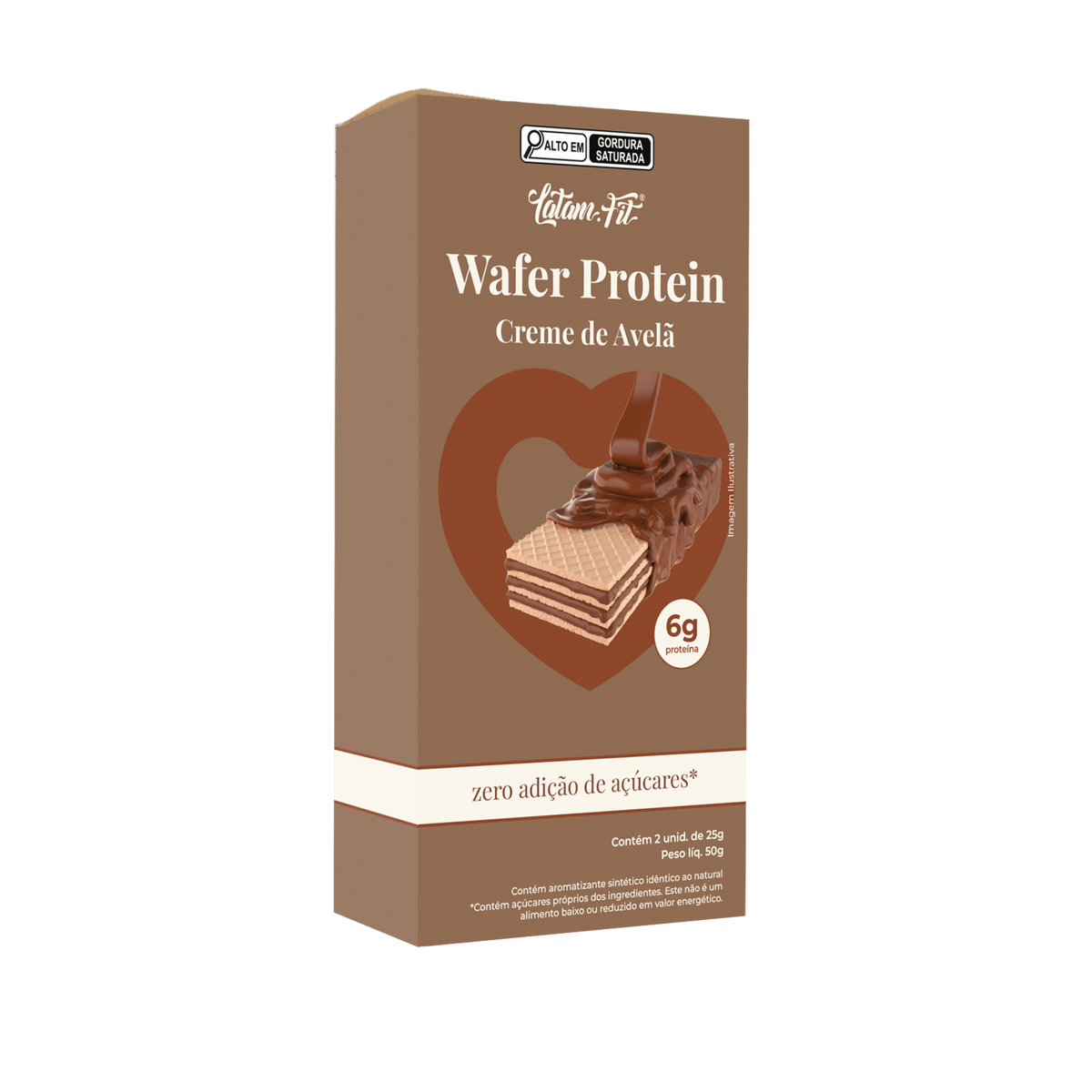 Wafer de Avela + Proteína, Zero (50g)