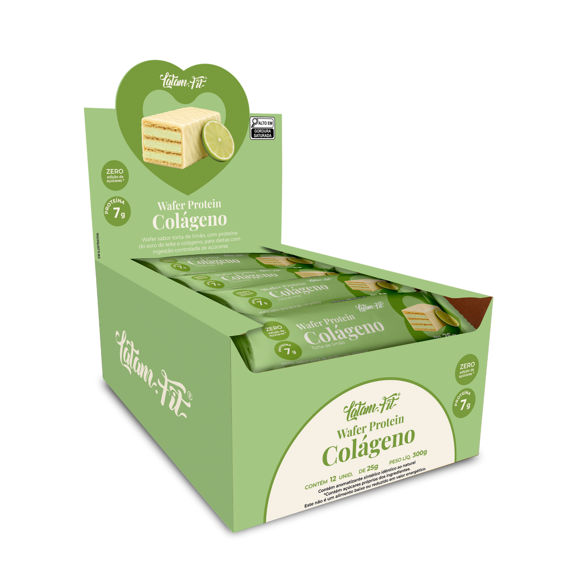 Wafer Protein de Torta de Limão com Colágeno