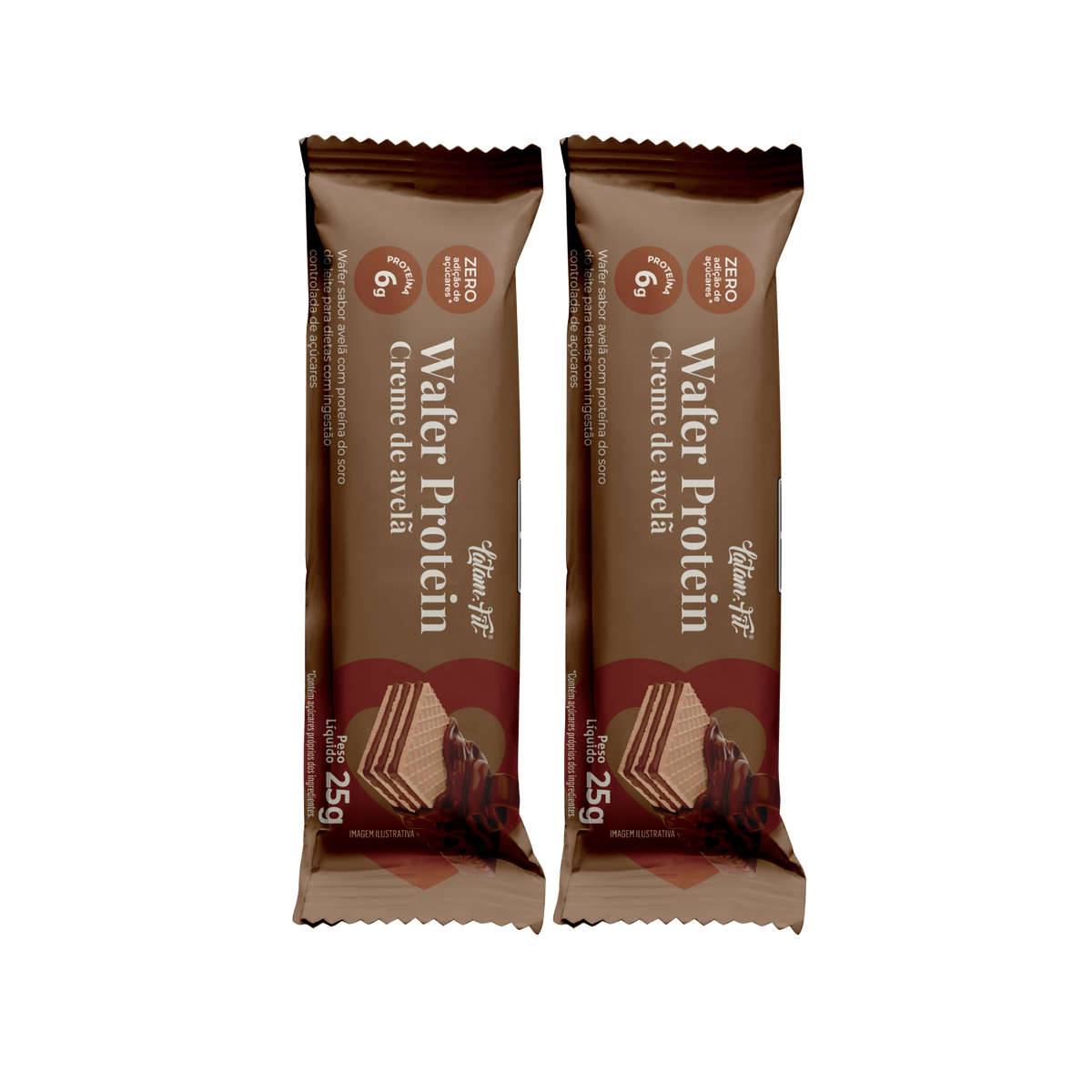 Wafer de Avela + Proteína, Zero (50g)