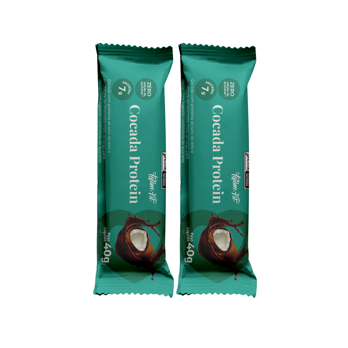 Cocada com Chocolate + Proteína 80g