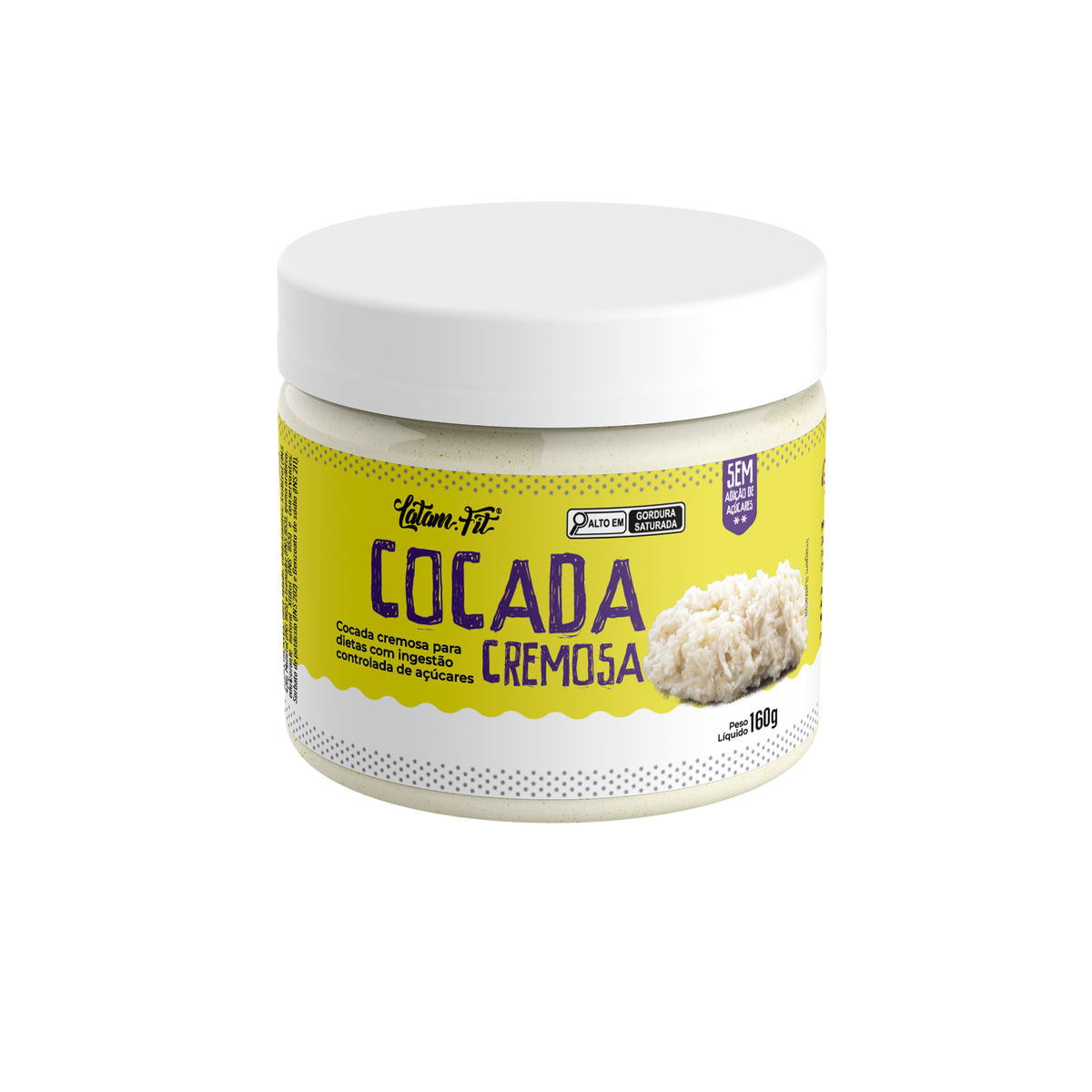LATAM FIT COCADA DE COLHER  ZERO AÇUCAR 150G