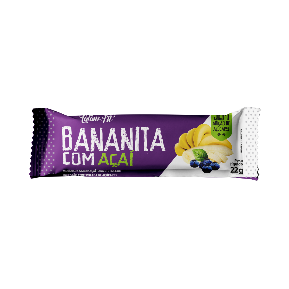 Bananita Cremosa com Açaí Zero Açúcar 264g