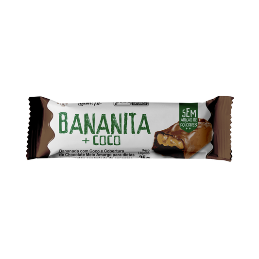 Banana + Coco + Chocolate Zero Açúcar - 300 g